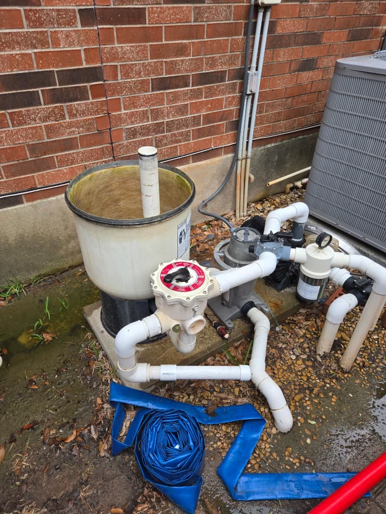 Cedar Park — cartridge filter replacement — before