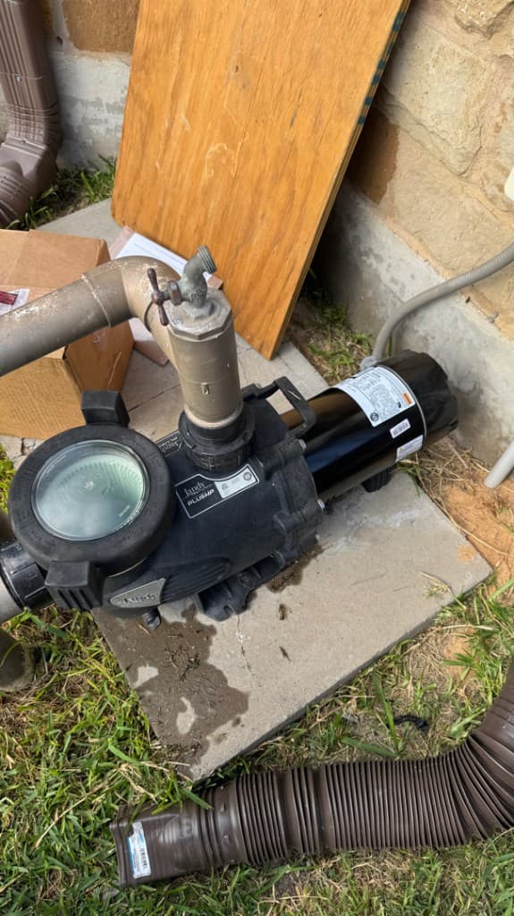 Manor — pump motor replacement — after