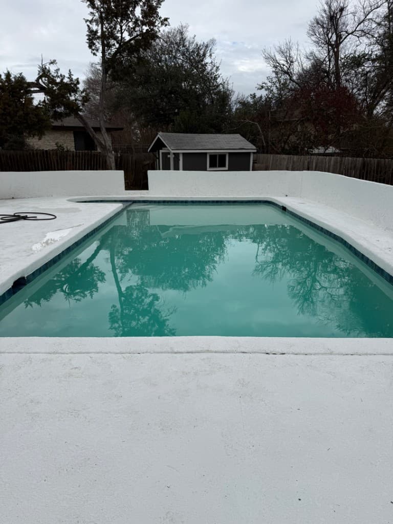 Austin pool renovation — after